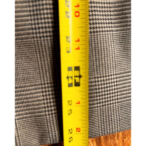 Blank NYC MSRP $98 Plaid Double Breasted Blazer Jacket Workwear Brown Black XS - Picture 6 of 7